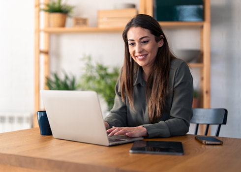 Completing job application